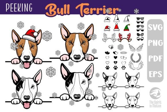 Download Bull Terrier PNG, SVG, Clipart, Cutfiles - Art Collection