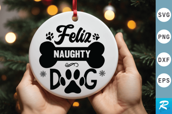 Download Feliz Naughty Dog Svg Design - Premium Bundle