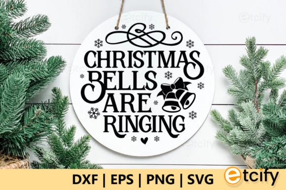 Download Christmas Bells Are Ringing Round Sign - Bells Collection