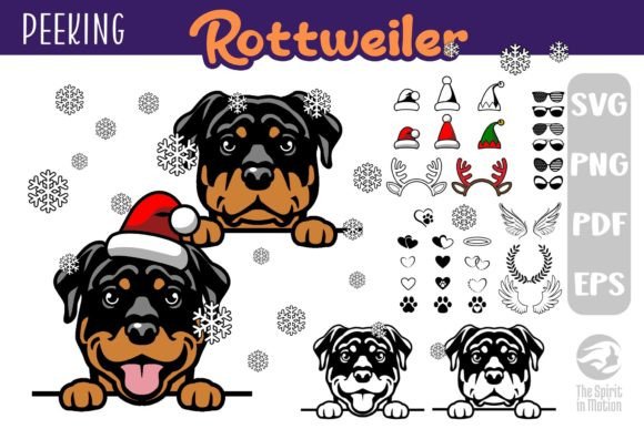 Download Rottweiler SVG, Clipart &amp; Cutfiles - Art Collection