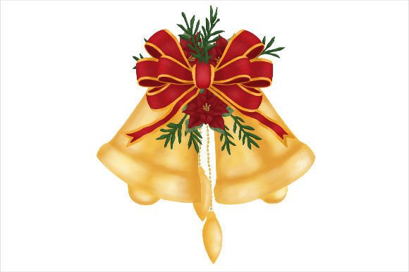 Download Golden Christmas Bells Decoration - Bells Collection