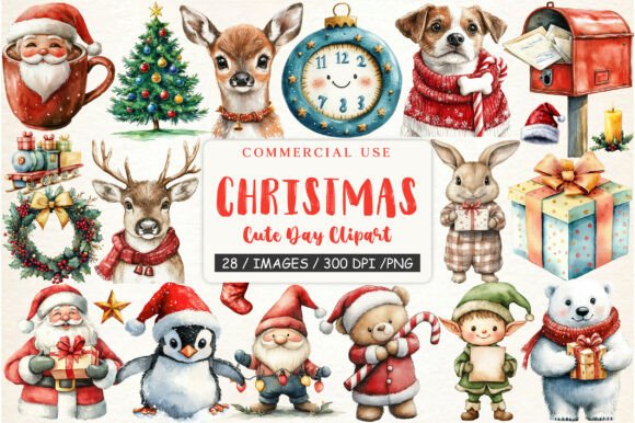 Download Cute Christmas Day Clipart - Art Collection
