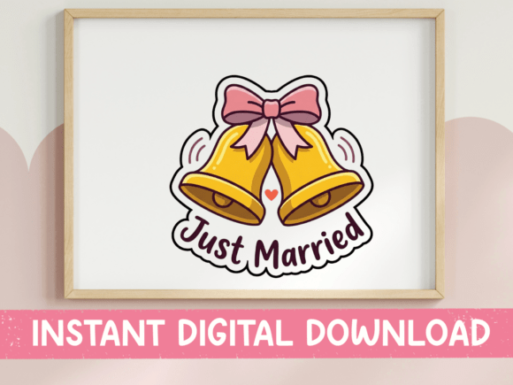Download Just Married Wedding Bells Art - Art Collection