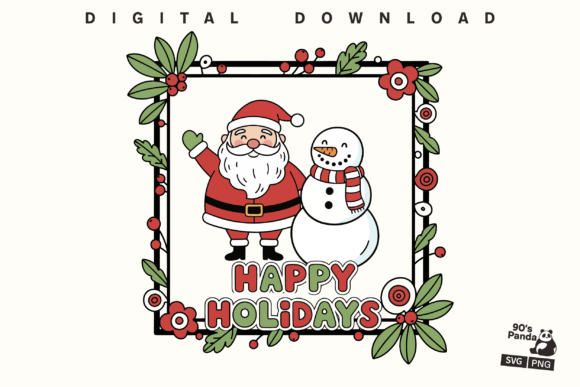 Download Hand-Drawn Cartoon Christmas Svg - Art Collection