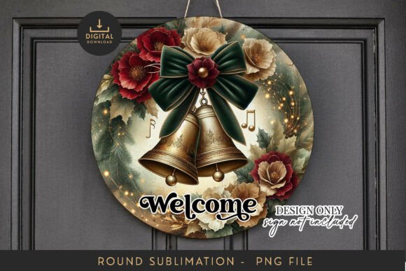 Download Christmas Bells Sublimation PNG - Round - Bells Collection