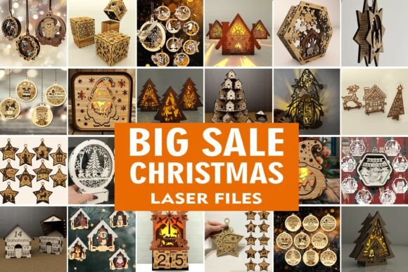 Download 🎄 BIG SALE Christmas Laser Cut Files - Christmas laser cut Collection