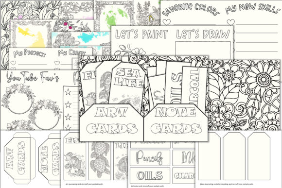 Download Art Journal Kit PDF JPEG and PNG - Art Collection