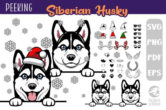 Download Siberian Husky SVG, Clipart &amp; Cutfiles - Art Collection