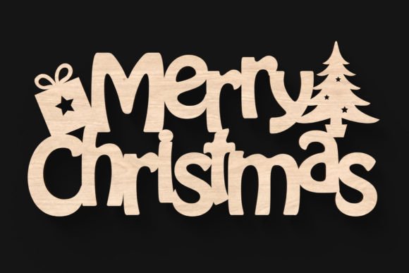 Download Merry Christmas Laser Cut Sign - Christmas laser cut Collection
