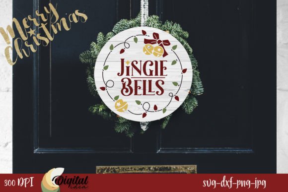 Download Jilgle Bells | Christmas Round Sign SVG - Bells Collection