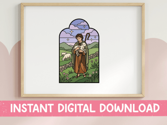 Download Good Shepherd Stained Glass Faith Art - Art Collection
